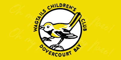 Dovercourt Bay - Warners Wagtails tote-bag header graphic