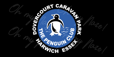 Dovercourt Caravan Park - Penguin Club t-shirt header graphic