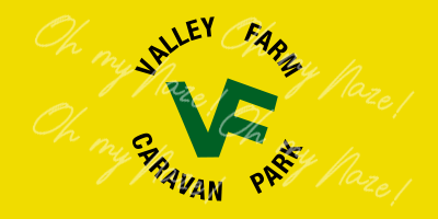 Valley Farm Caravan Park - Logo badge header graphic