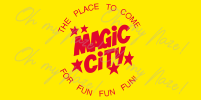 MAgic City yellow keyring header graphic