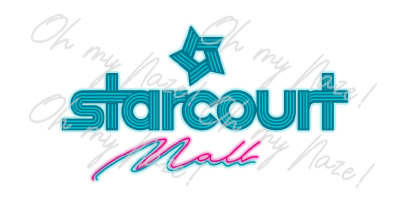 Hawkins Starcourt Mall Badge header graphic