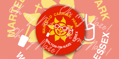 Martello Caravan Park - Sunshine keyring header graphic