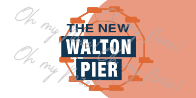 New Walton Pier keyring header graphic