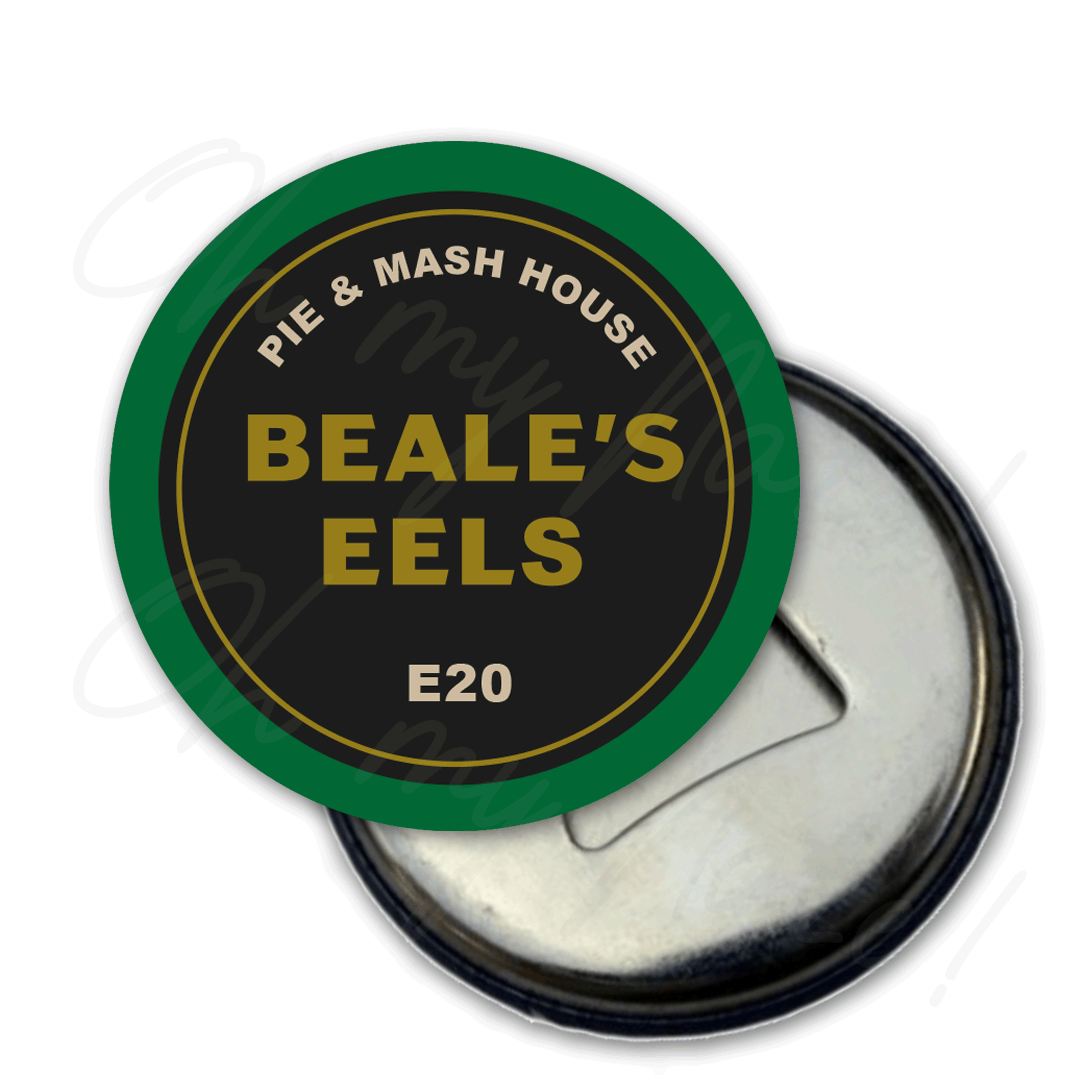 Beale's Eels badge - Eastenders-  header graphic