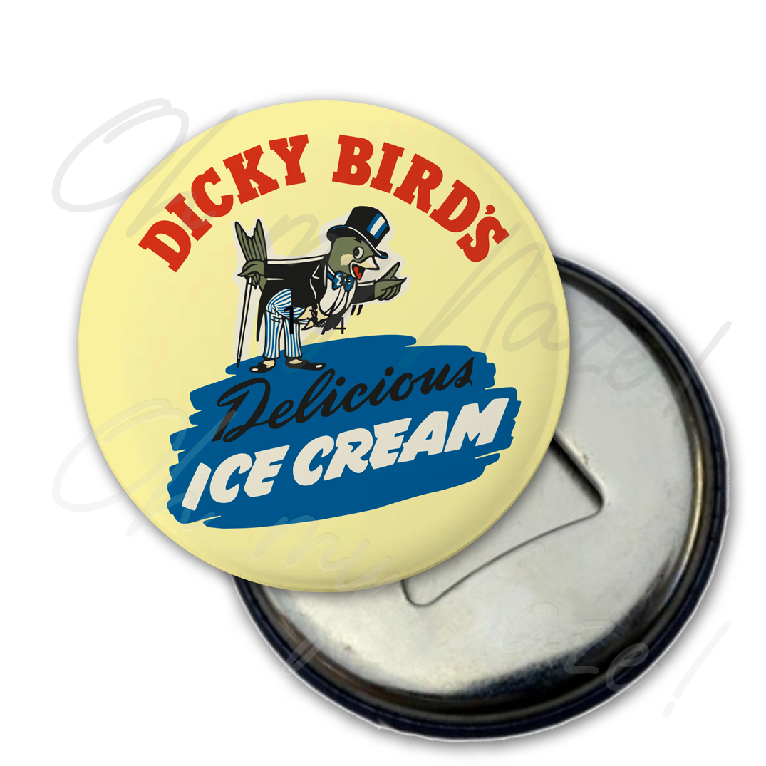 Dicky Bird's Ice Cream badge header graphic