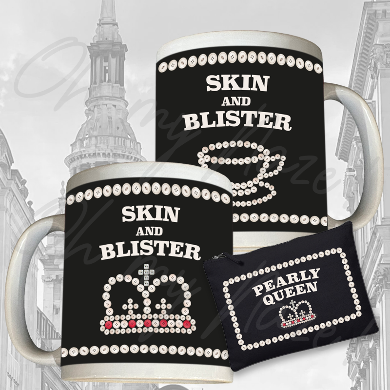 Personalised Cockney wedding favours pocket mirror header graphic