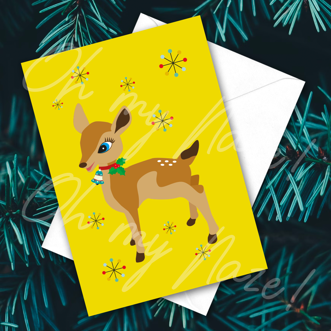 Rolo the Reindeer Christmas card header graphic