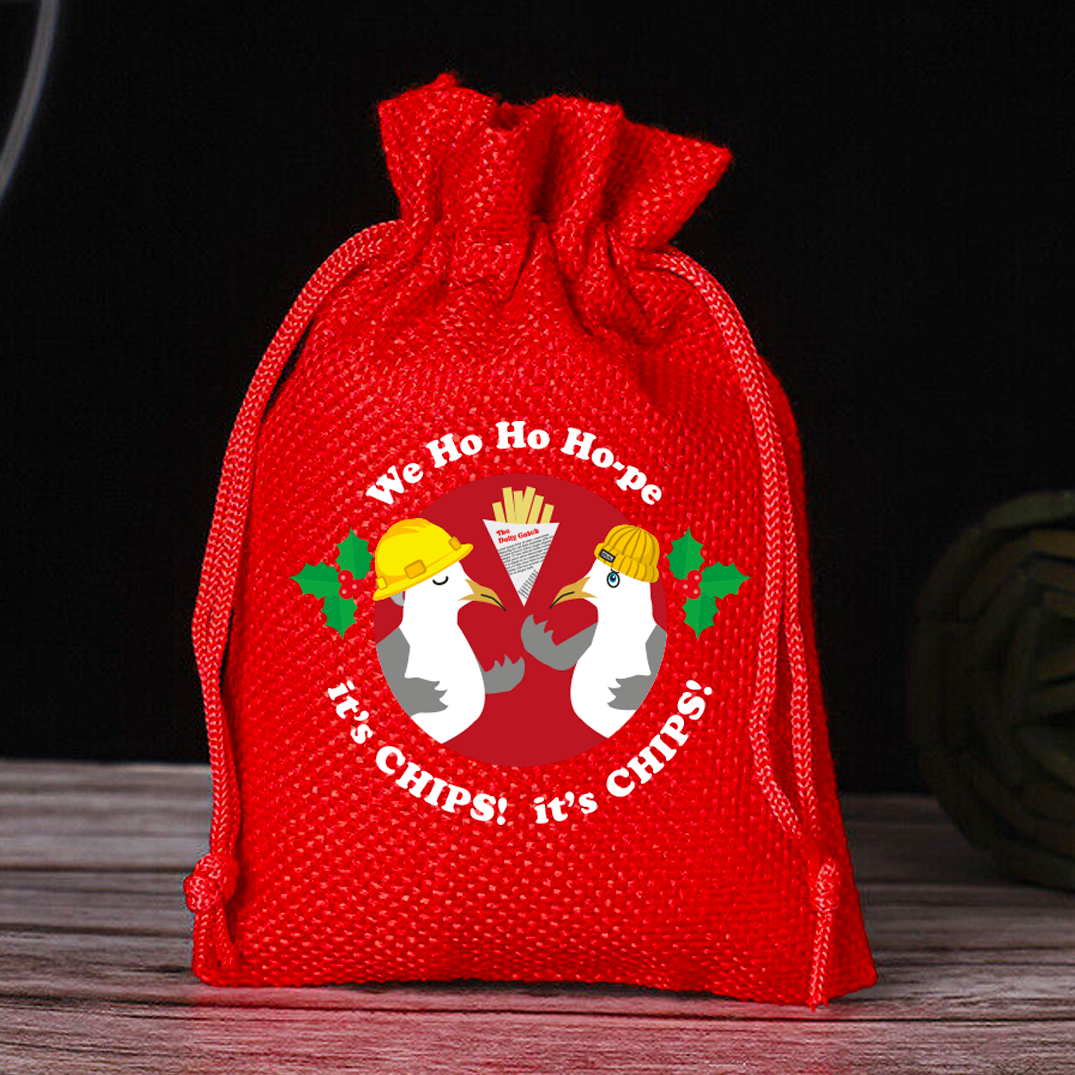 We Ho Ho Ho-pe it's Chips! Christmas jumper header graphic