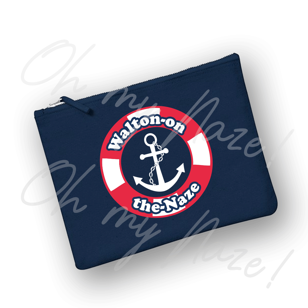 Walton lifebuoy (navy - dark blue colour) purse/coin wallet