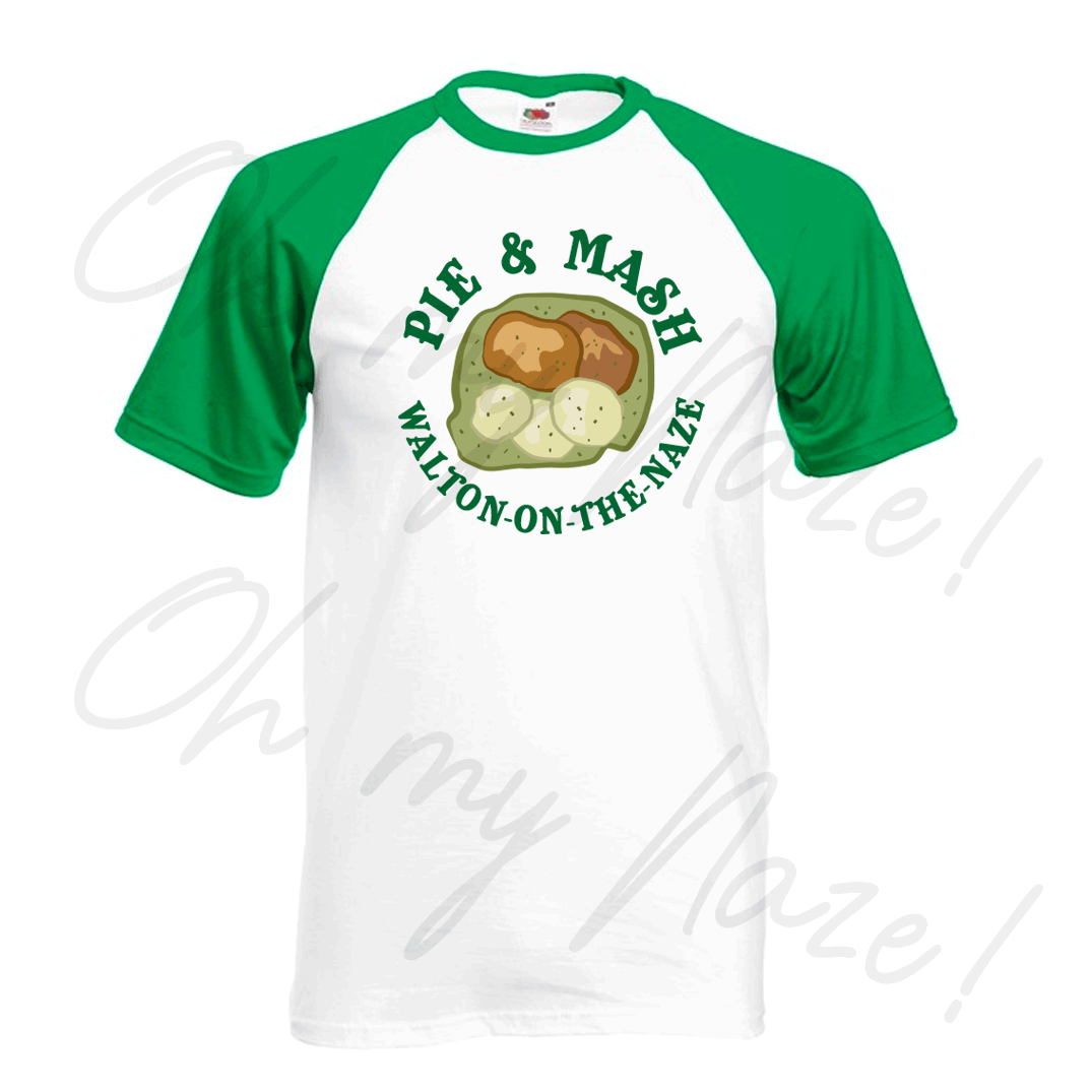 Pie 'n' Mash - Walton-on-the-Naze T-shirt header graphic